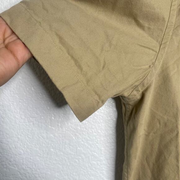 River Island Mens Shirt Size L  Brown Short Sleeve Button Down Collared Casual - Picture 10 of 13